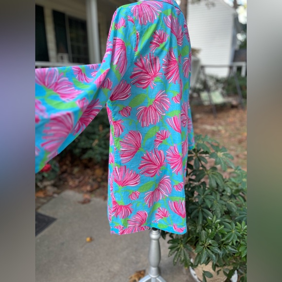 Lilly Pulitzer 🏝️ Kissue Flower Power Tunic, Small, EUC - Picture 5 of 9